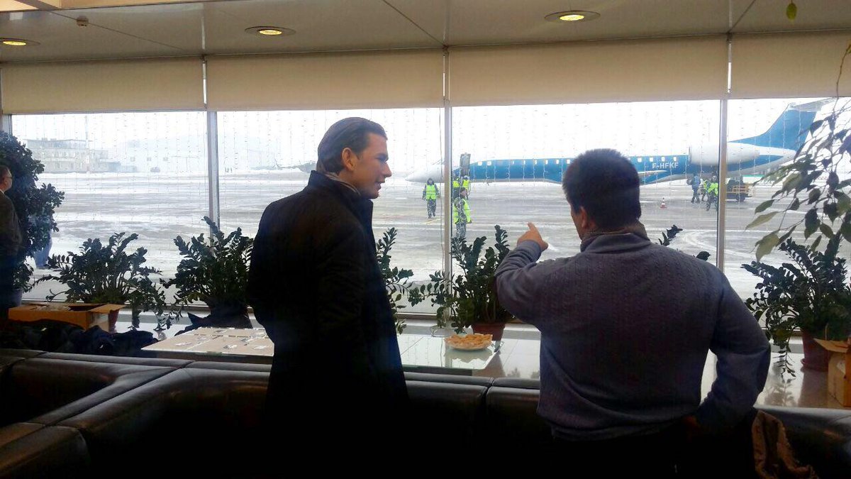 Новый австрийский председатель ОБСЕ Себастьян Курц прибыл в Мариуполь