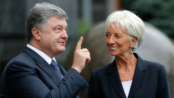 Порошенко собирается встретится с директором-распорядителем МВФ