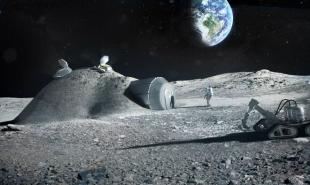 Фотографія місячної бази Європейського космічного агентства (фото ESA/Foster + Partners)